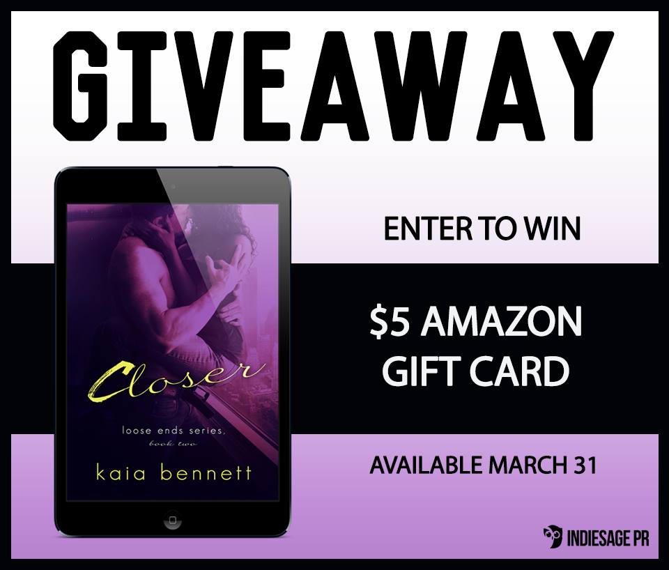CLOSER Giveaway Graphic